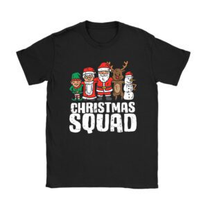Christmas Squad Santa Dabbing Elf Family Matching Pajamas T-Shirt