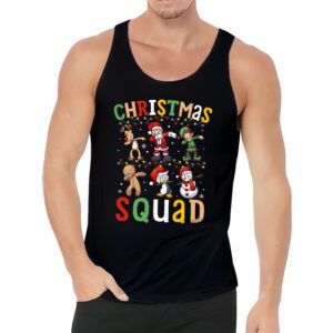Christmas Squad Santa Dabbing Elf Family Matching Pajamas Tank Top 3 4