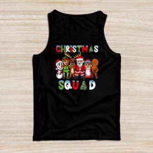 Christmas Squad Santa Dabbing Elf Family Matching Pajamas Tank Top
