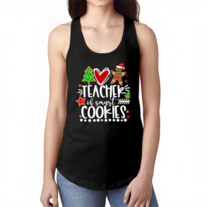Christmas Teacher Of Smart Cookies Funny Cute Gingerbread Tank Top 1 3