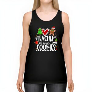 Christmas Teacher Of Smart Cookies Funny Cute Gingerbread Tank Top 2 3