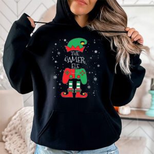 Christmas elf Matching Gamer family gaming boys kids men Hoodie 1 2