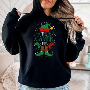 Christmas elf Matching Gamer family gaming boys kids men Hoodie 1