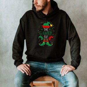 Christmas elf Matching Gamer family gaming boys kids men Hoodie 2