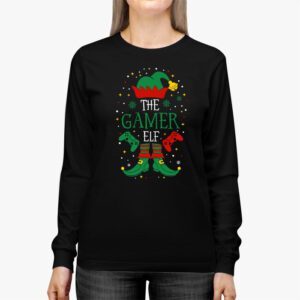 Christmas elf Matching Gamer family gaming boys kids men Longsleeve Tee 2