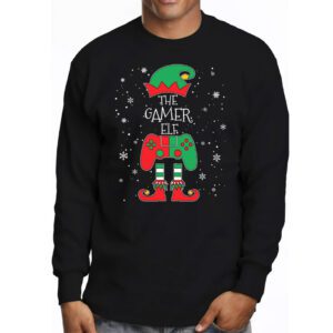 Christmas elf Matching Gamer family gaming boys kids men Longsleeve Tee 3 2