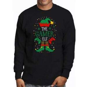 Christmas elf Matching Gamer family gaming boys kids men Longsleeve Tee 3