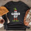 Christmas elf Matching Gamer family gaming boys kids men Longsleeve Tee