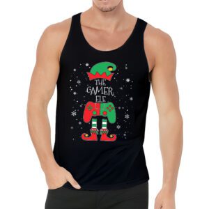 Christmas elf Matching Gamer family gaming boys kids men Tank Top 3 2