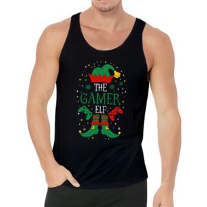 Christmas elf Matching Gamer family gaming boys kids men Tank Top 3