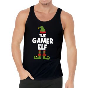 Christmas elf Matching Gamer family gaming boys kids men Tank Top 3 5