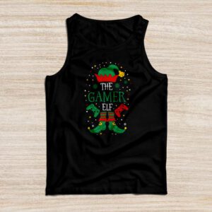 Christmas elf Matching Gamer family gaming boys kids men Tank Top