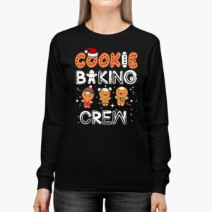 Cookie Baking Crew Christmas Santa Family Gingerbread Team Longsleeve Tee 2