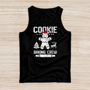 Cookie Baking Crew Christmas Santa Family Gingerbread Team Tank Top