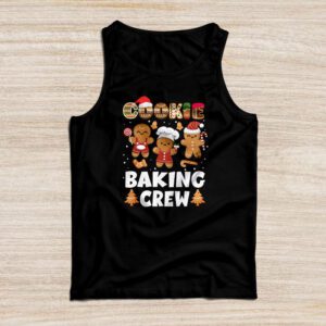 Cookie Baking Crew Christmas Santa Family Gingerbread Team Tank Top