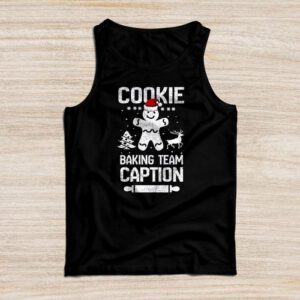 Cookie Baking Team Caption Gingerbread Christmas Tank Top
