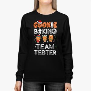 Cookie Baking Team Tester Gingerbread Christmas Longsleeve Tee 2 2