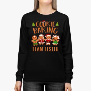 Cookie Baking Team Tester Gingerbread Christmas Longsleeve Tee 2 Cookie Baking Team Tester Gingerbread Christmas Longsleeve Tee 2 3