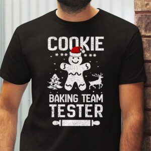 Cookie Baking Team Tester Gingerbread Christmas T Shirt 2