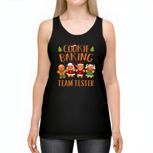 Cookie Baking Team Tester Gingerbread Christmas Tank Top 2 3