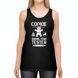 Cookie Baking Team Tester Gingerbread Christmas Tank Top 2