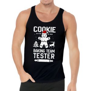 Cookie Baking Team Tester Gingerbread Christmas Tank Top 3