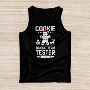 Cookie Baking Team Tester Gingerbread Christmas Tank Top