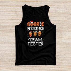 Cookie Baking Team Tester Gingerbread Christmas Tank Top