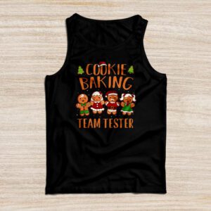 Cookie Baking Team Tester Gingerbread Christmas Tank Top
