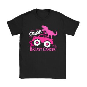 Crush Breast Cancer Awareness Monster Truck Toddler Boy T-Shirt