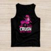 Crush Breast Cancer Awareness Monster Truck Toddler Boy Tank Top