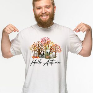 Cute Hello Autumn Season Thanksgiving and Fall Color Lovers T Shirt 2 4