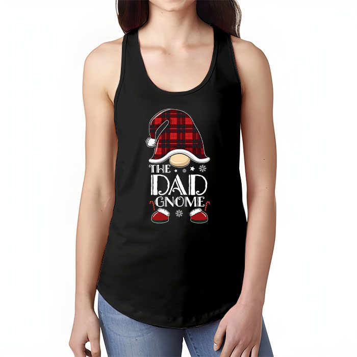 Dad-Gnome-Buffalo-Plaid-Matching-Family-Christmas-Pajama-Tank-Top-1 Dad Gnome Buffalo Plaid Matching Family Christmas Pajama Tank Top 1 2