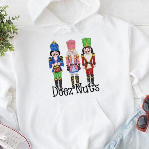 Deez Nuts Nutcracker Nut Shirt Men Women Funny Christmas Pjs Hoodie 1 3