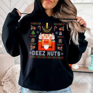 Deez Nuts Nutcracker Nut Shirt Men Women Funny Christmas Pjs Hoodie 1