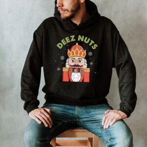 Deez Nuts Nutcracker Nut Shirt Men Women Funny Christmas Pjs Hoodie 2 2