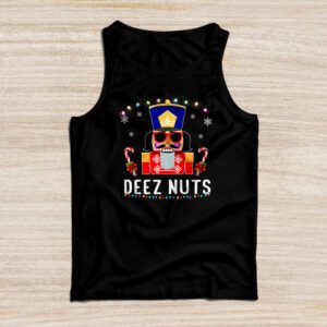 Deez Nuts Nutcracker Nut Shirt Men Women Funny Christmas Pjs Tank Top