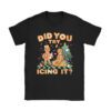 Did You Try Icing It Retro Christmas Gingerbread Nurse Squad T-Shirt
