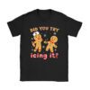 Did You Try Icing It Retro Christmas Gingerbread Nurse Squad T-Shirt