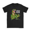 Dinosaur Christmas Tree Rex Pajamas Men Boys Xmas Lights T-Shirt