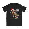 Dinosaur Christmas Tree Rex Pajamas Men Boys Xmas Lights T-Shirt