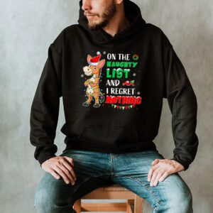 Donkey Christmas On The Naughty List And I Regret Nothing Hoodie 2