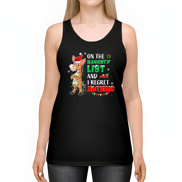 Donkey-Christmas-On-The-Naughty-List-And-I-Regret-Nothing-Tank-Top-2 Donkey Christmas On The Naughty List And I Regret Nothing Tank Top 2