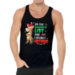 Donkey Christmas On The Naughty List And I Regret Nothing Tank Top 3 Donkey Christmas On The Naughty List And I Regret Nothing Tank Top 3