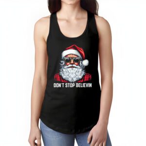 Dont Stop Believin Santa Funny Christmas Boys Kids Gifts Tank Top 1 2
