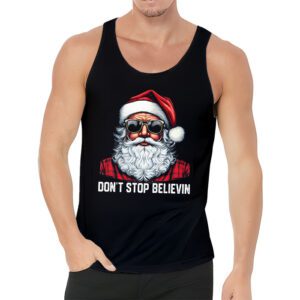 Dont Stop Believin Santa Funny Christmas Boys Kids Gifts Tank Top 3 2