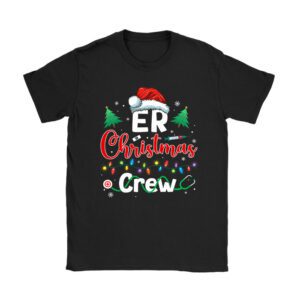 ER Christmas Crew Emergency Room Nurse ER Techs Secretary T-Shirt