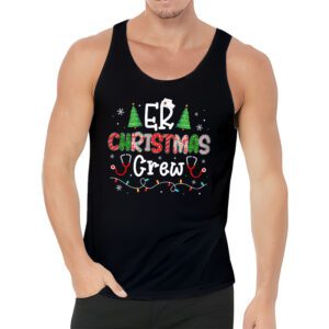 ER Christmas Crew Emergency Room Nurse ER Techs Secretary Tank Top 3 2