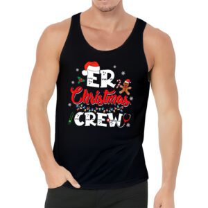 ER Christmas Crew Emergency Room Nurse ER Techs Secretary Tank Top 3 3