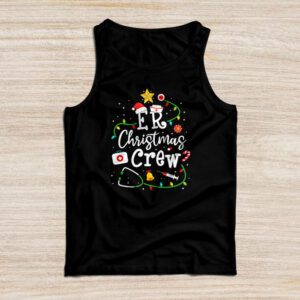 ER Christmas Crew Emergency Room Nurse ER Techs Secretary Tank Top